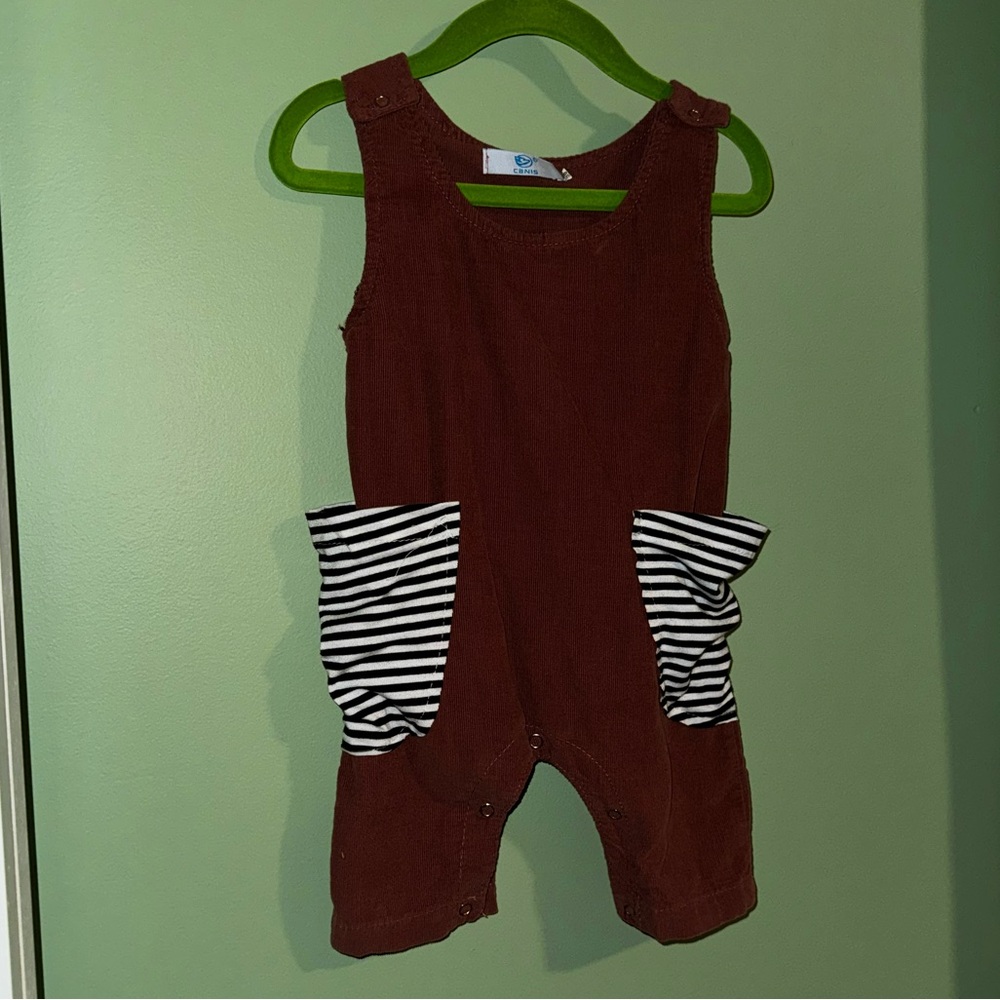 Corduroy Overalls with cute side pockets!
